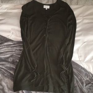 •GREEN Kendall + Kylie DRESS•